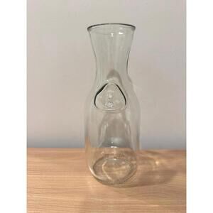 Vintage 9.5" Paul Masson "Since 1852" Glass Carafe Milk Bottle Jar Vase